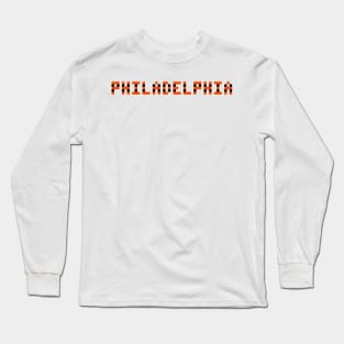 Pixel Hockey City Philadelphia 2017 Long Sleeve T-Shirt
